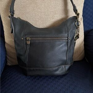 The Sak Black Leather Hobo Bag